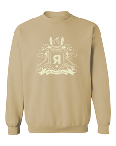 Crewneck Sweatshirt - Coat of Arms - Latte - Adult Unisex