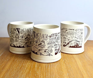 Glyphs of Windsor-Essex - Handmade Stoneware Mug