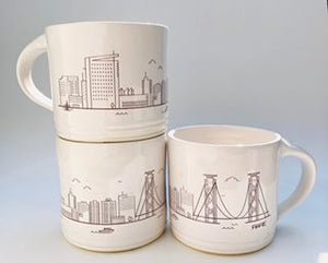 Windsor Skyline - Handmade Stoneware Mug